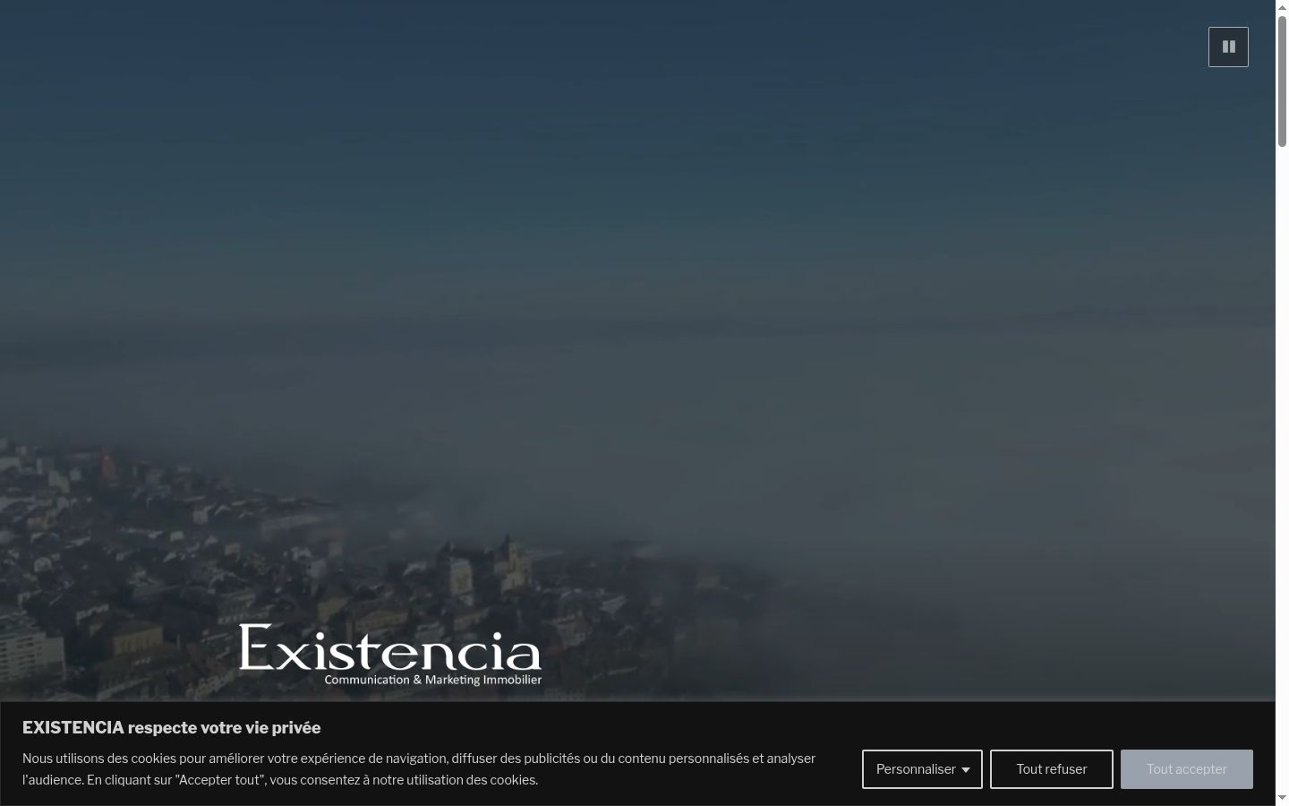 Screenshot tal-banner tal-kunsens muri qabel kwalunkwe interazzjoni