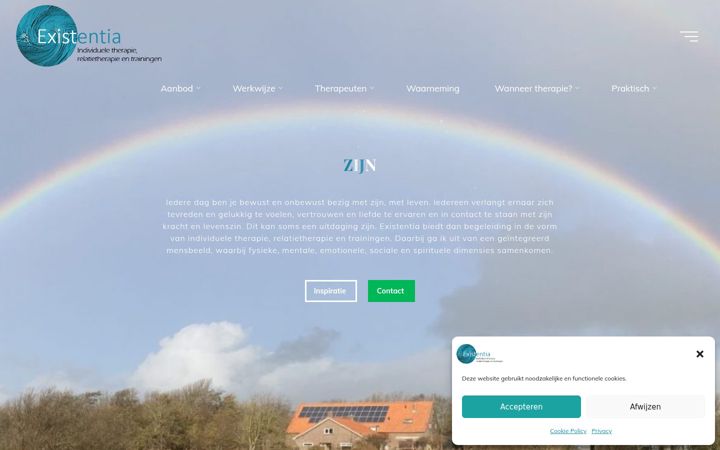 Screenshot of existentia.nl