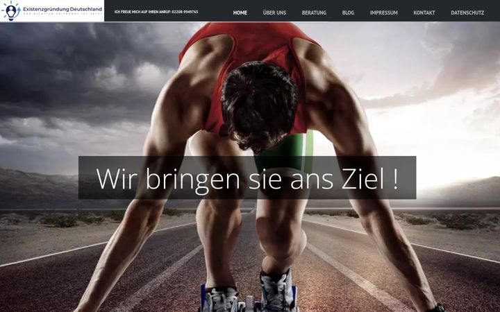 Screenshot of existenzgruendung-deutschland.de