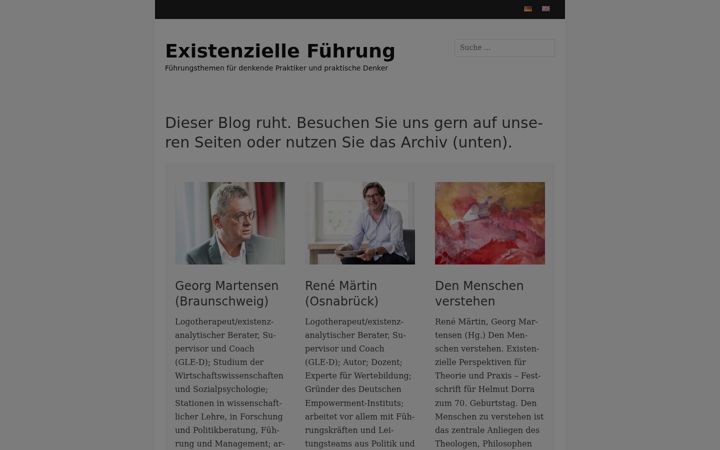 Screenshot of existenzielle-fuehrung.de