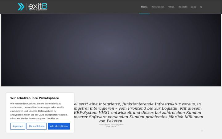 Screenshot of exitb.de