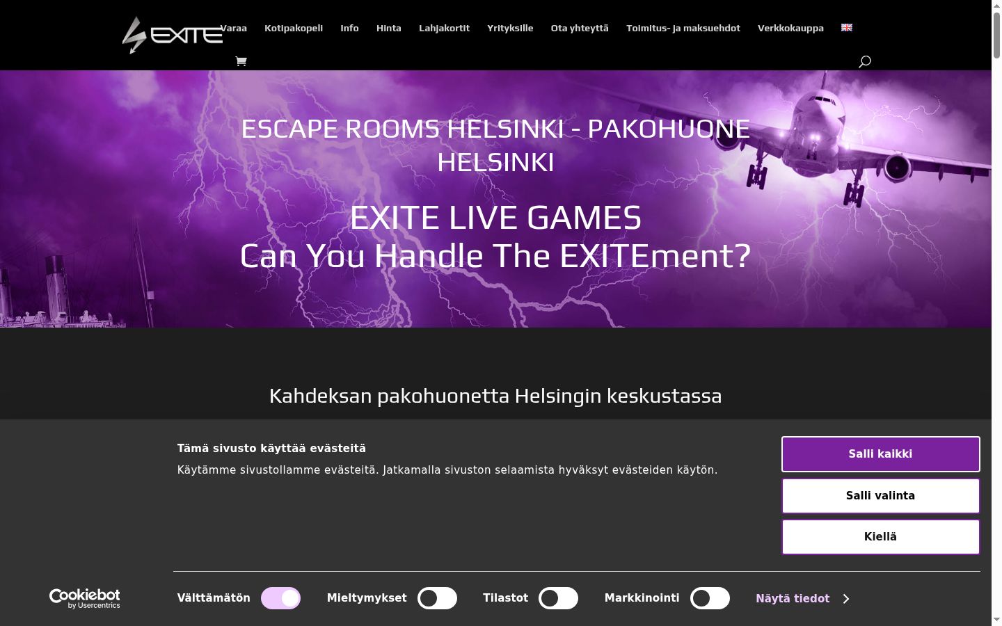 Screenshot des Einwilligungsbanners vor jeglicher Interaktion