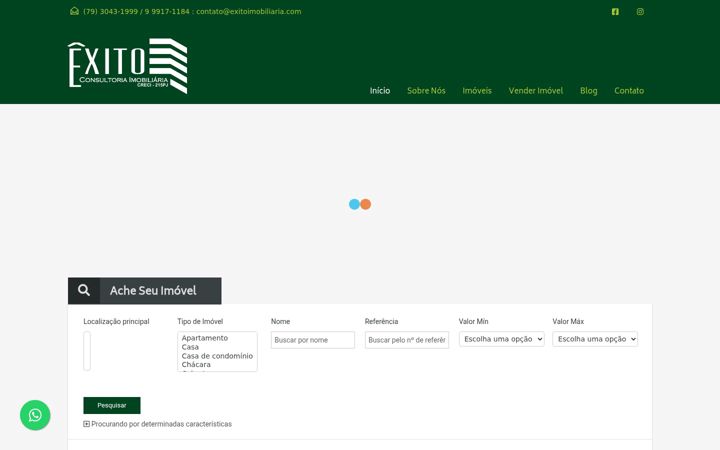 Screenshot of exitoimobiliaria.com