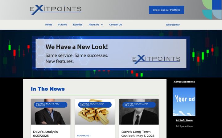 Skærmbillede af exitpoints.com