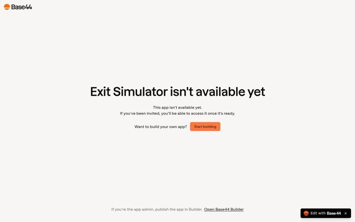 Screenshot of exitsimulator.com