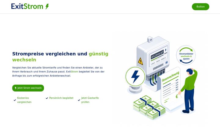 Screenshot of exitstrom.de