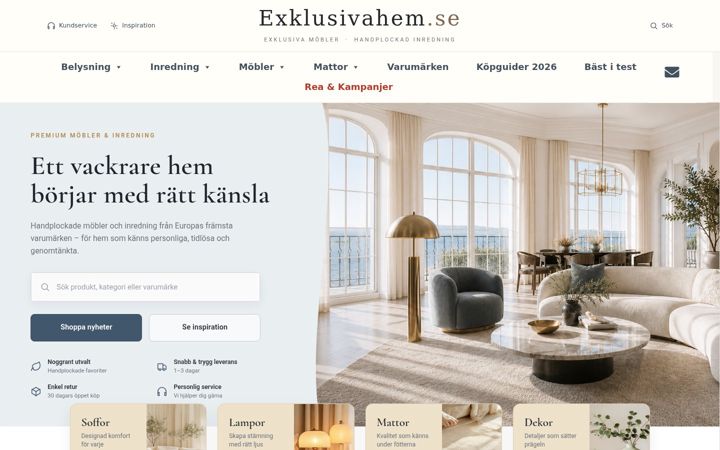 Screenshot of exklusivahem.se