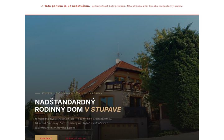 Screenshot von exkluzivnaponuka.sk