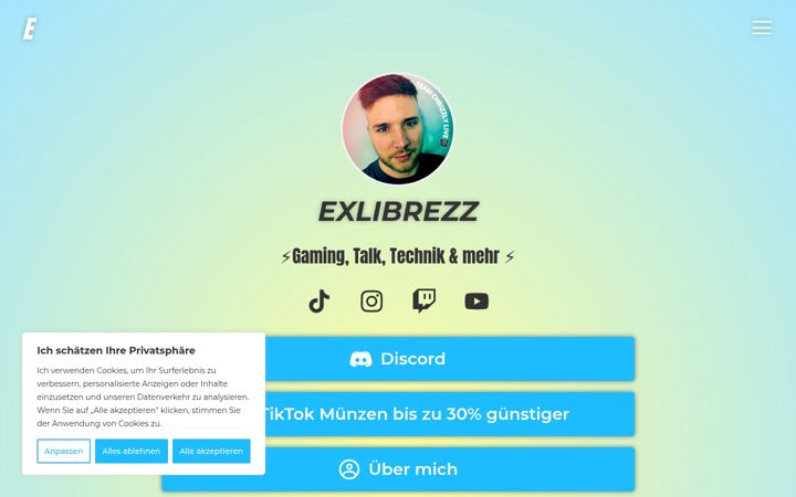 Skjámynd af exlibrezz.net