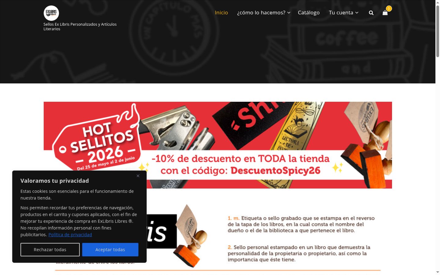 Screenshot des Einwilligungsbanners vor jeglicher Interaktion