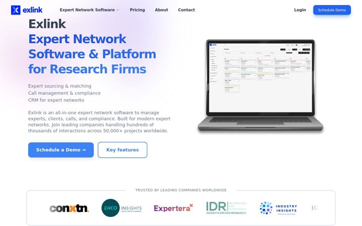 Screenshot of exlink.com