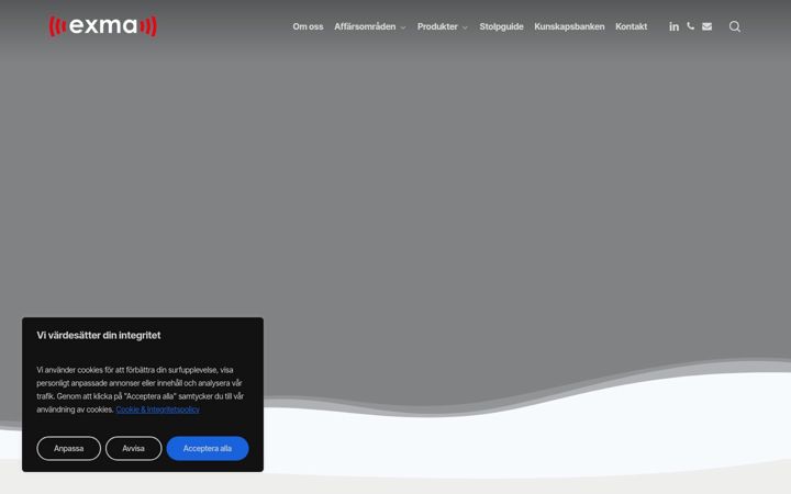 Screenshot of exma.se