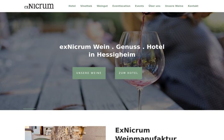 Screenshot of exnicrum.de