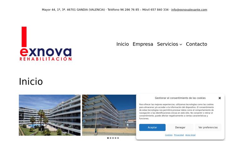 Screenshot of exnovalevante.com
