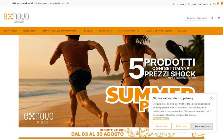 Screenshot of exnovocomputer.it