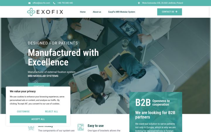 Screenshot of exo-fix.com
