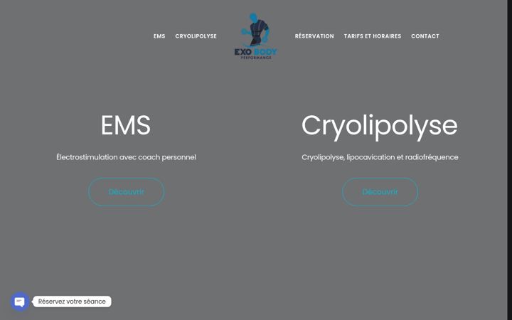 Screenshot di exobody.be
