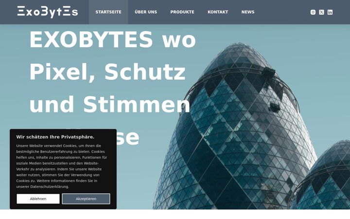 Screenshot of exobytes.de