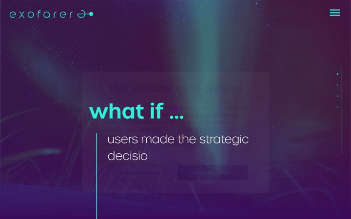 Zrzut ekranu exofarer.io