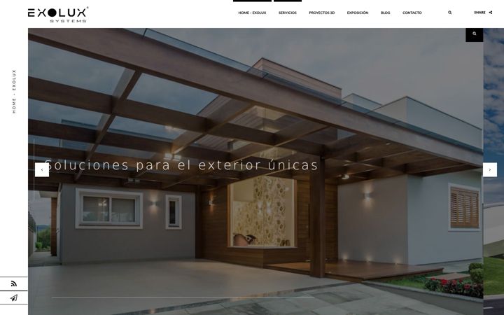 Screenshot of exolux.es