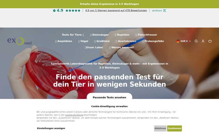 Screenshot of exomed-shop.de