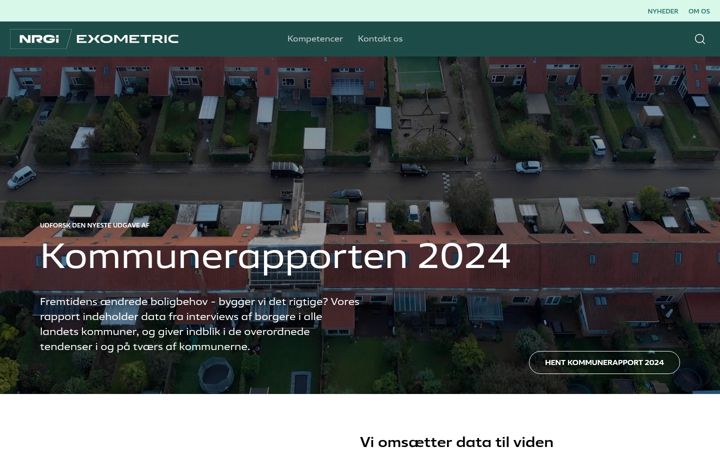 Screenshot of exometric.com