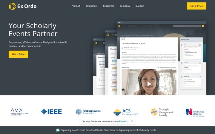 Screenshot of exordo.com