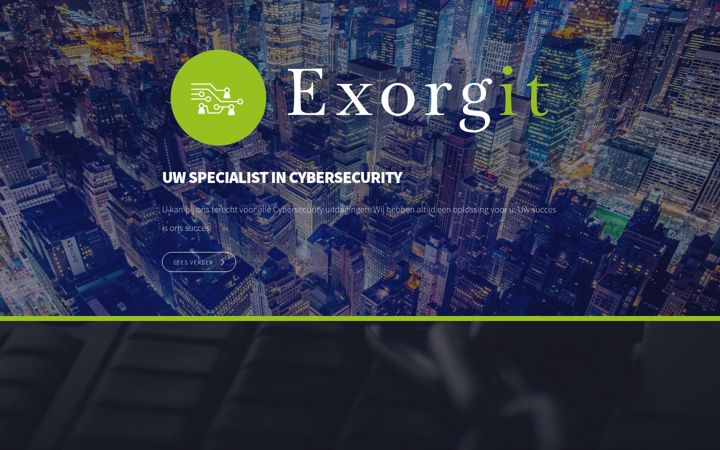Screenshot von exorgit.com