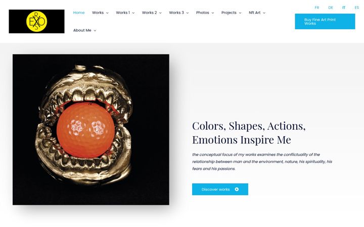 Screenshot of exors.it