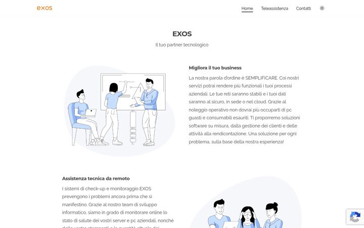 Screenshot of exositalia.it