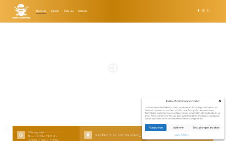Captura de pantalla de exotic-hairlounge.de