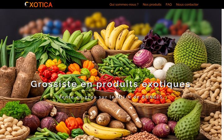 Screenshot of exotica-rungis.fr