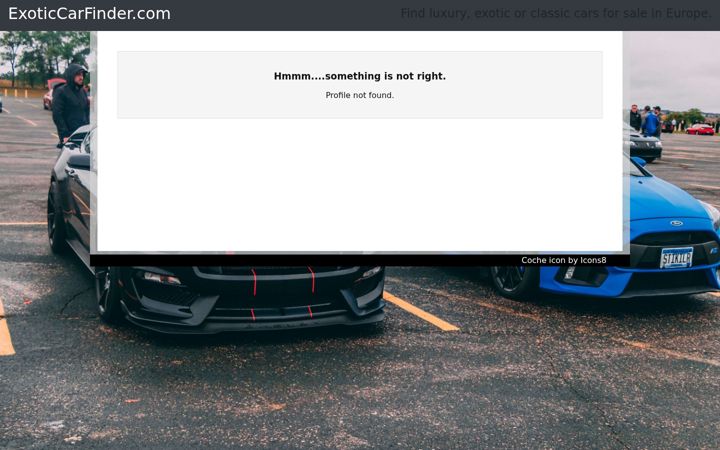 Screenshot of exoticcarfinder.com