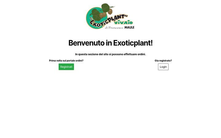 Screenshot of exoticplantvivaio.it