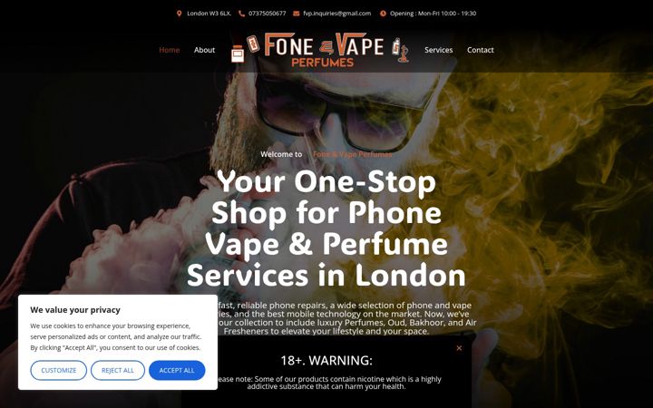 Screenshot of exotictechcloud.co.uk