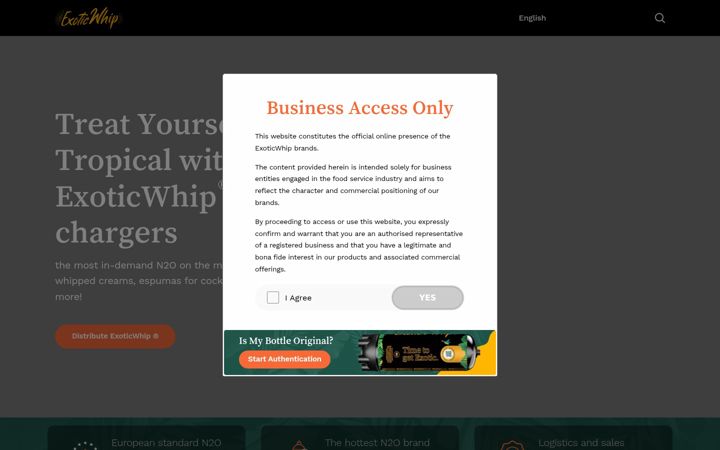 Screenshot of exoticwhip.com