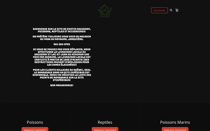 Screenshot of exotik-ca.square.site