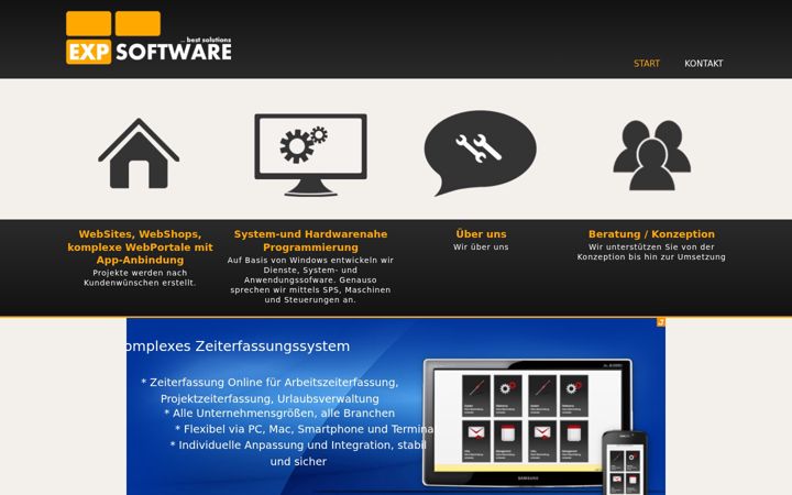 Screenshot of exp-software.de
