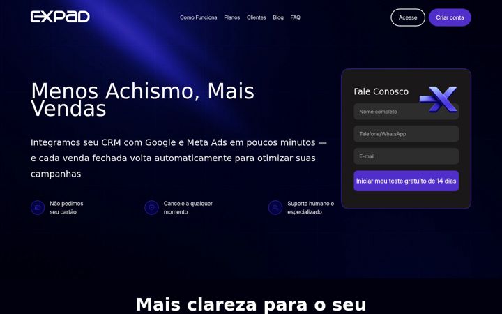 Screenshot of expad.com.br