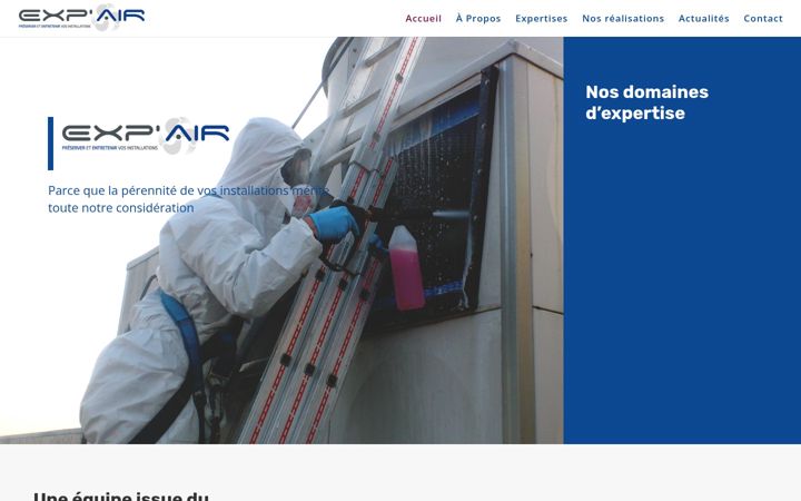 Screenshot of expair-services.com