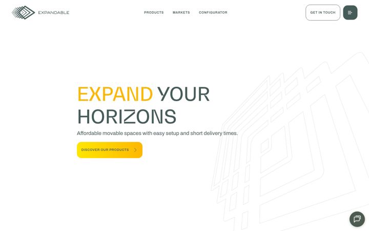 Screenshot of expandable-trailers.com
