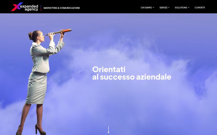 Snimka zaslona za expandedagency.it