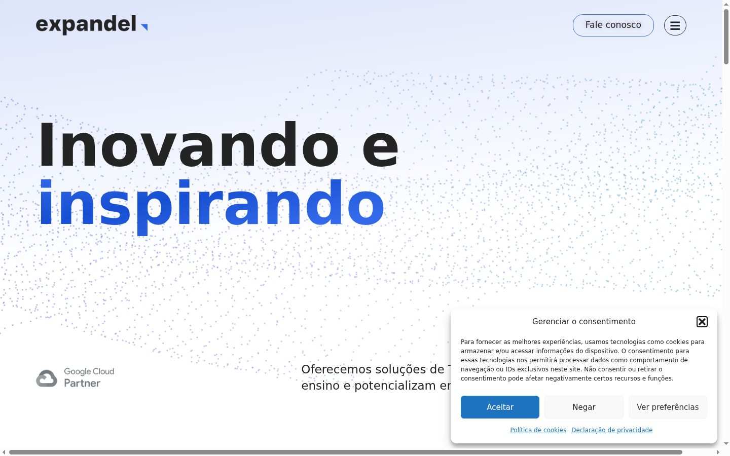 Sutikimo reklamjuostės, rodytos prieš bet kokią sąveiką, ekrano kopija