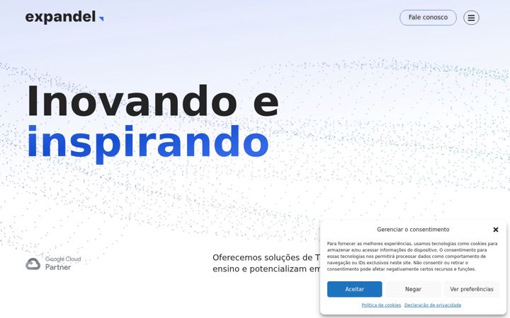 Captura de ecrã de expandel.com.br