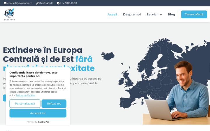 Screenshot of expandia.ro