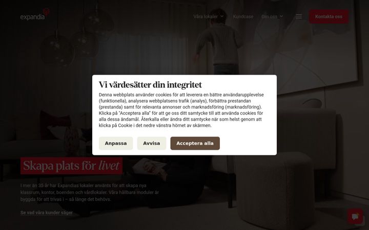 Screenshot of expandia.se