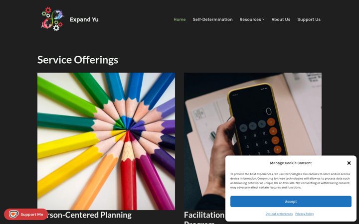 Screenshot of expandyu.com
