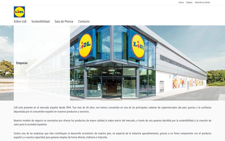 Screenshot του expansion-lidl.es