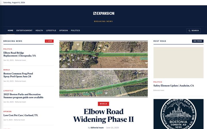 Screenshot of expansionpress.com