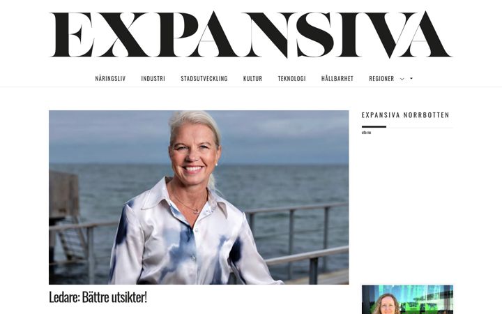 Screenshot of expansiva.se